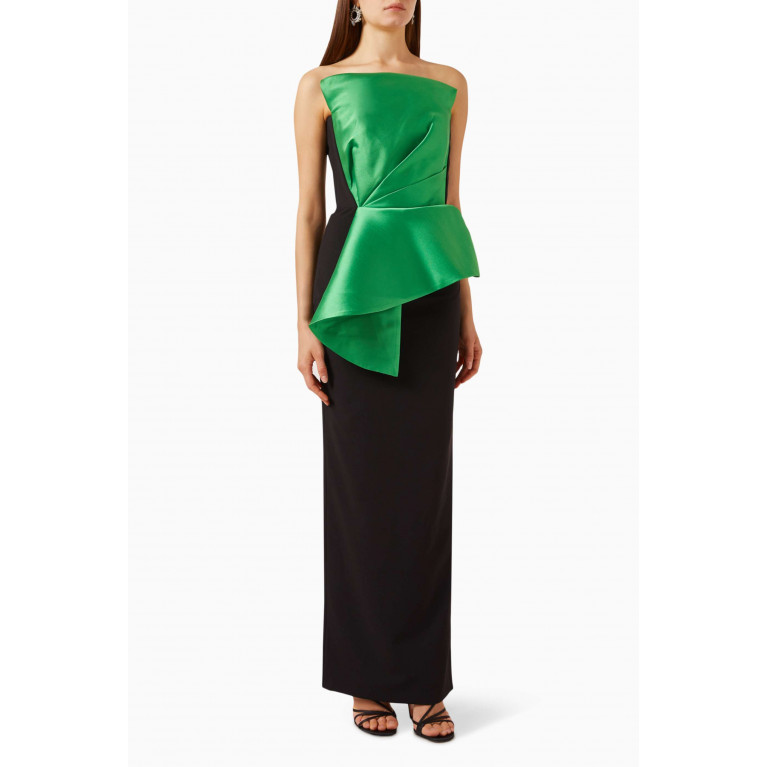 Solace London - Zuri Maxi Dress Green