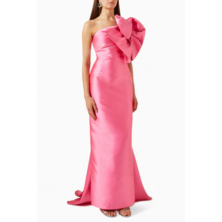 Solace London - Reya Maxi Dress Pink