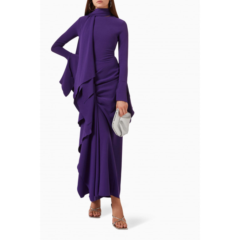 Solace London - Nella Maxi Dress Purple