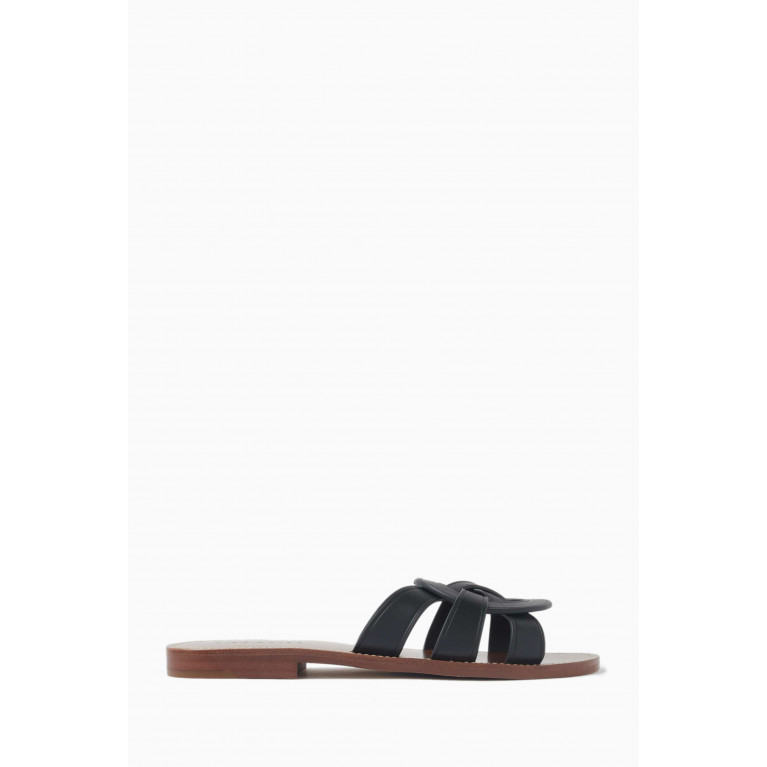 Coach - Issa Sandals in Leather Black