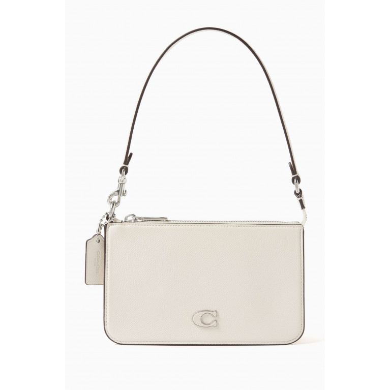 Coach - Pouch Bag in Crossgrain Leather White