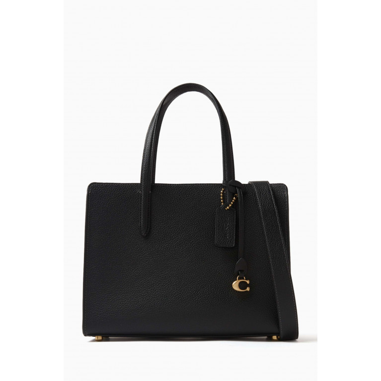 Coach - Carter Cary 28 Bag in Leather Black