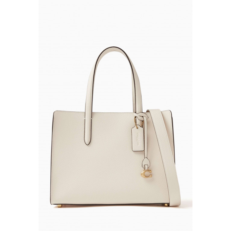 Coach - Carter Cary 28 Bag in Leather White