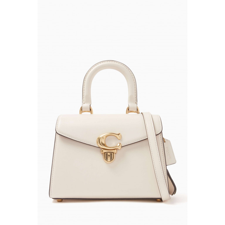 Coach - Sammy Top-handle Bag in Leather White