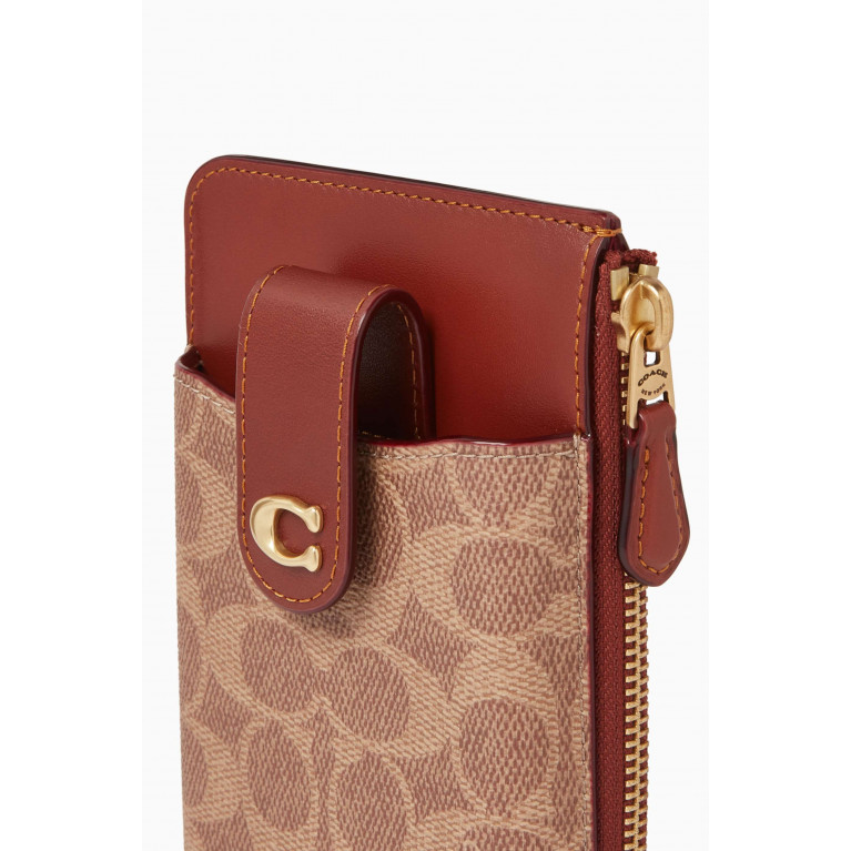 Coach - Essential Phone Wallet in Signature Canvas