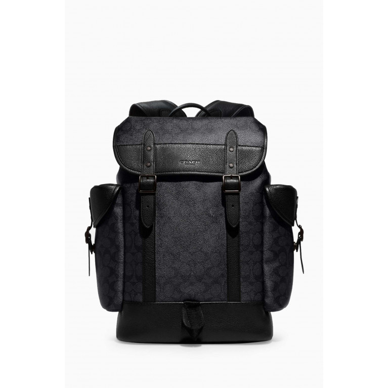 Coach - Hitch Backpack in Signature Coated Canvas