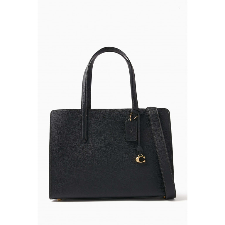 Coach - Carter Caryall Bag in Leather Black