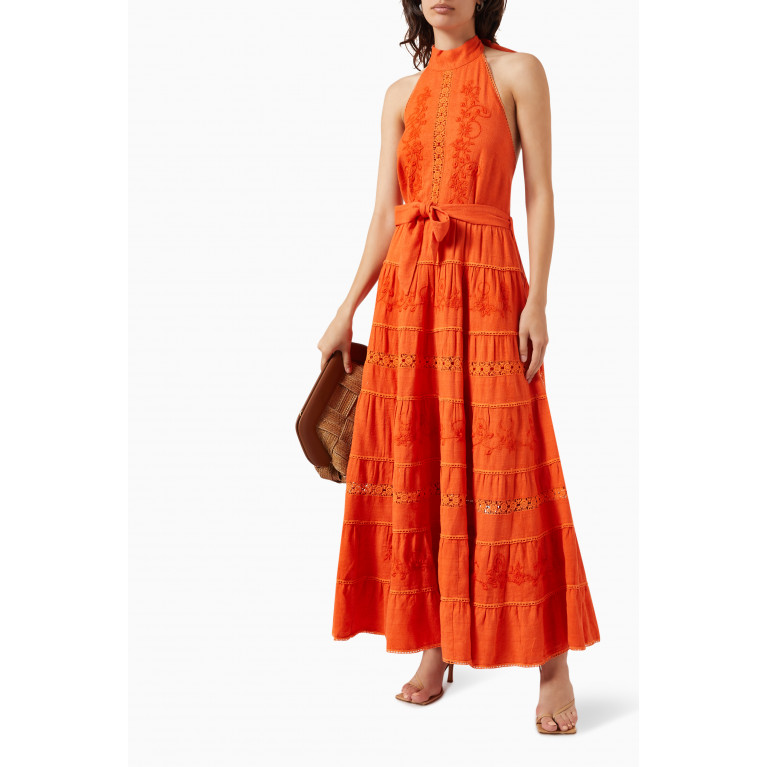Ministry Of Style - Solace Maxi Dress in Cotton Orange