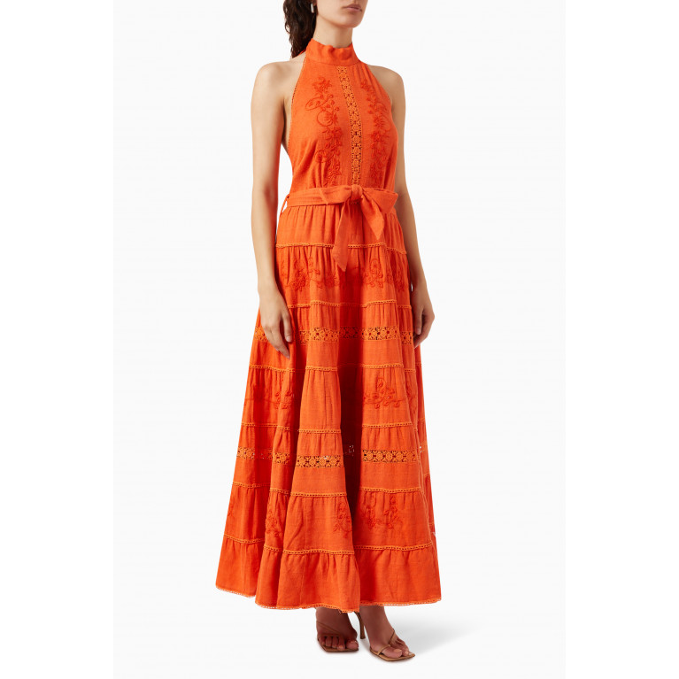 Ministry Of Style - Solace Maxi Dress in Cotton Orange