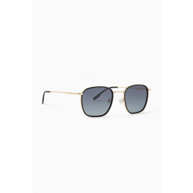 Komono - Adam Square Sunglasses in Stainless Steel