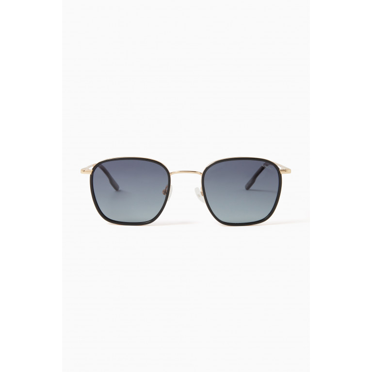 Komono - Adam Square Sunglasses in Stainless Steel