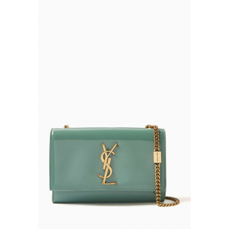 Saint Laurent - Small Kate Bag in Lacquered Patent Leather