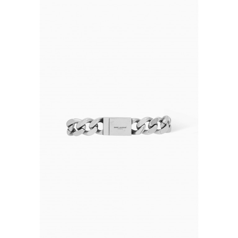 Saint Laurent - Curb Chain Bracelet in Metal