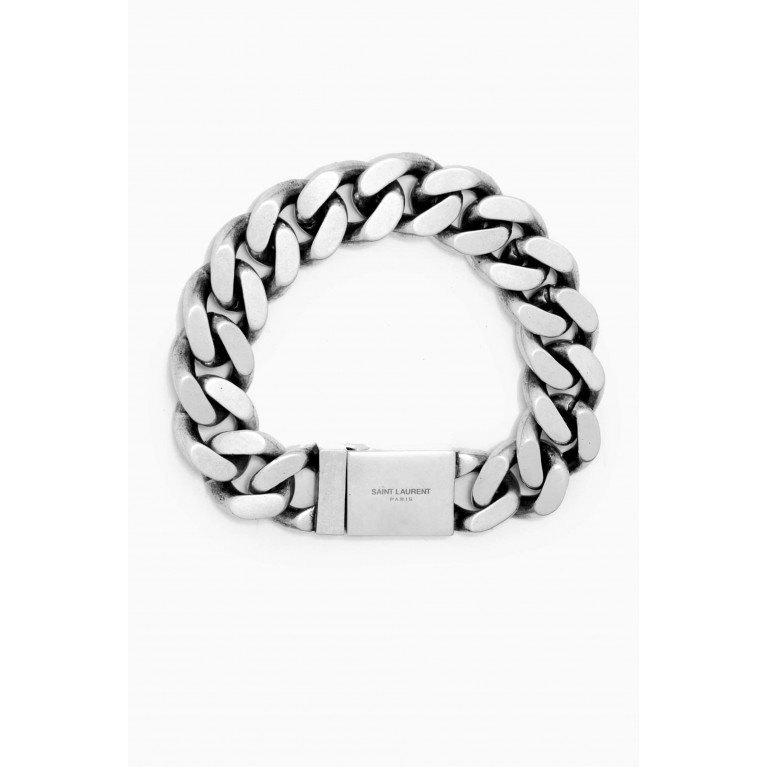 Saint Laurent - Curb Chain Bracelet in Metal