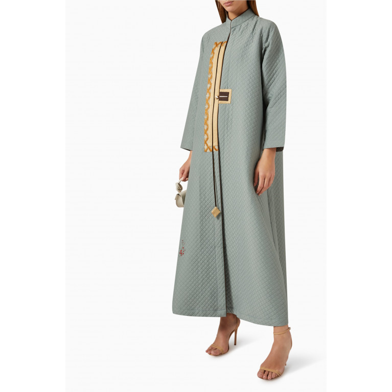 ZAH Design - Quilted Abaya in Cotton