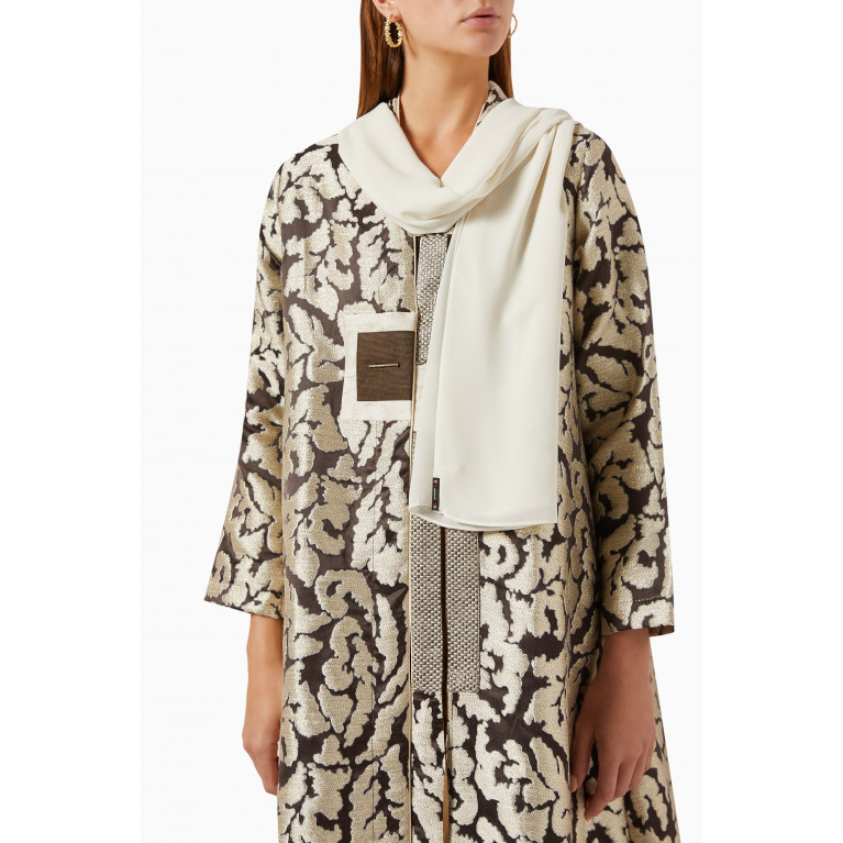 ZAH Design - Kimono Abaya in Silk-jacquard