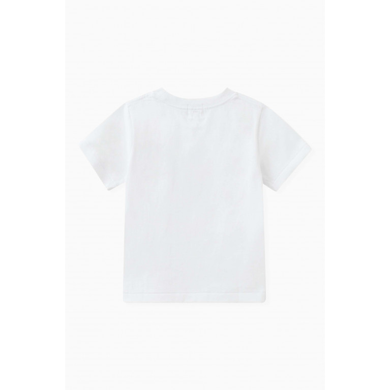 A Bathing Ape - Baby Milo Fruit Logo T-shirt in Cotton White