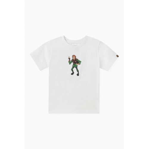 A Bathing Ape - Graphic-print T-shirt in Cotton