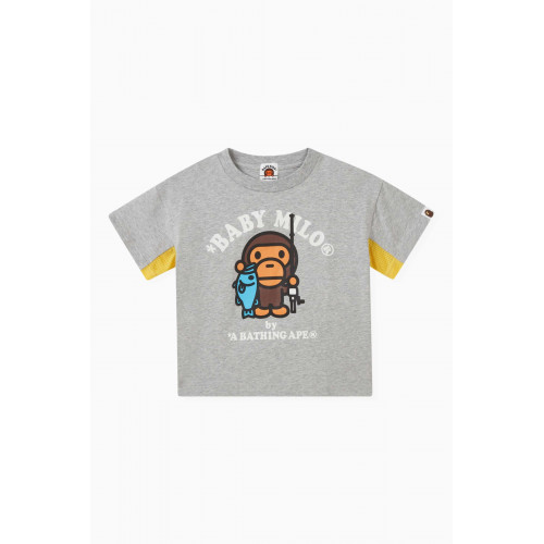 A Bathing Ape - Milo Graphic-print T-shirt in Cotton