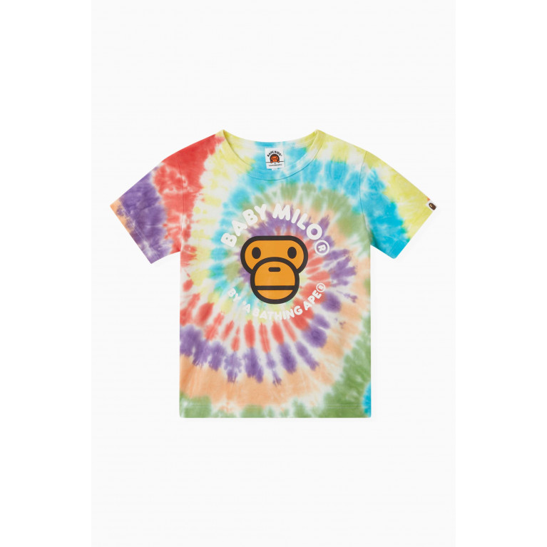 A Bathing Ape - Baby Milo Tie-dye T-shirt in Cotton