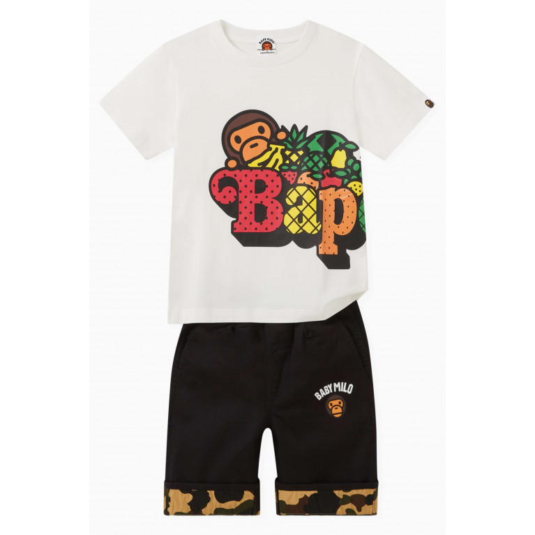 A Bathing Ape - Milo Graphic-print T-shirt in Cotton