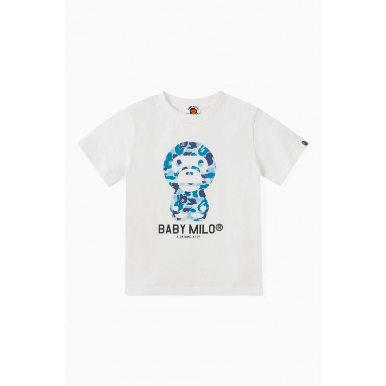 A Bathing Ape - Camo Baby Milo T-shirt in Cotton