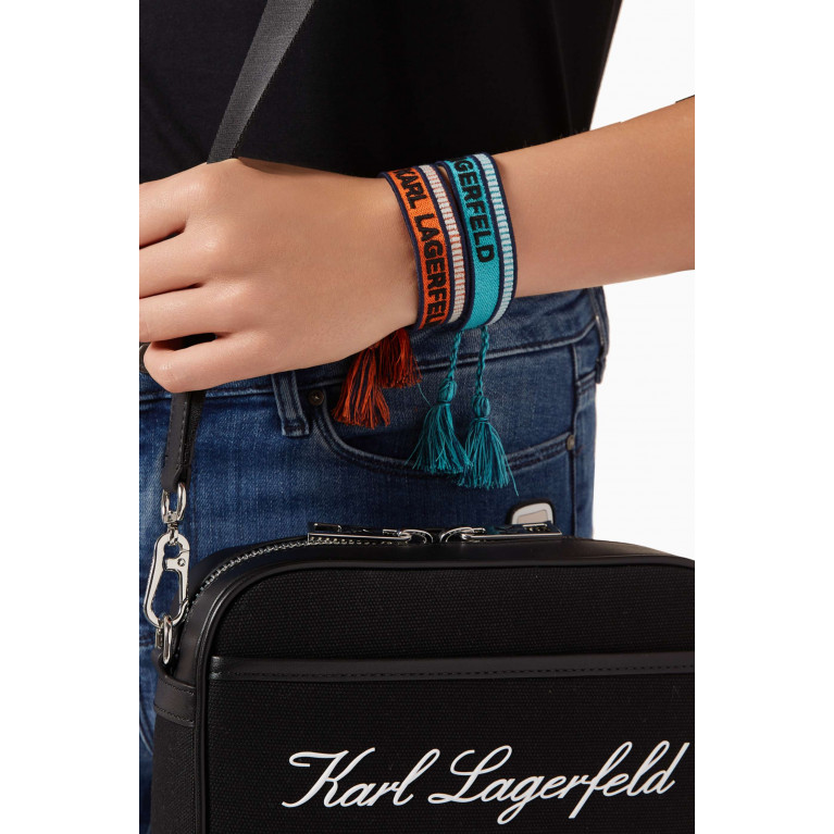 Karl Lagerfeld - K/Woven Bracelet Set in Jacquard