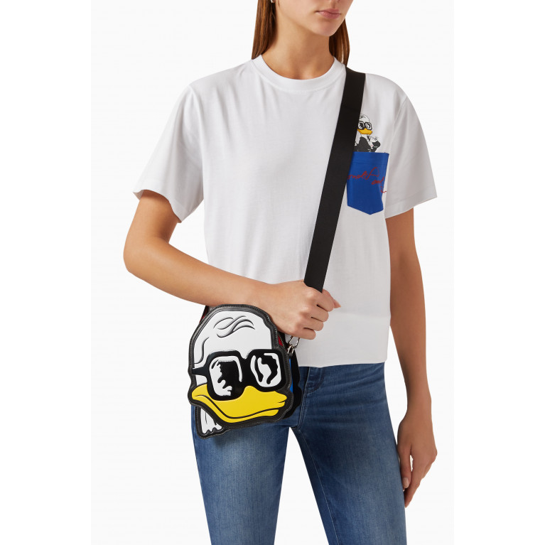 Karl Lagerfeld - x Disney Donald Duck Crossbody Bag in Leather