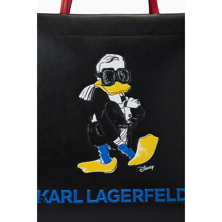 Karl Lagerfeld - x Disney Donald Duck Tote Bag in Leather