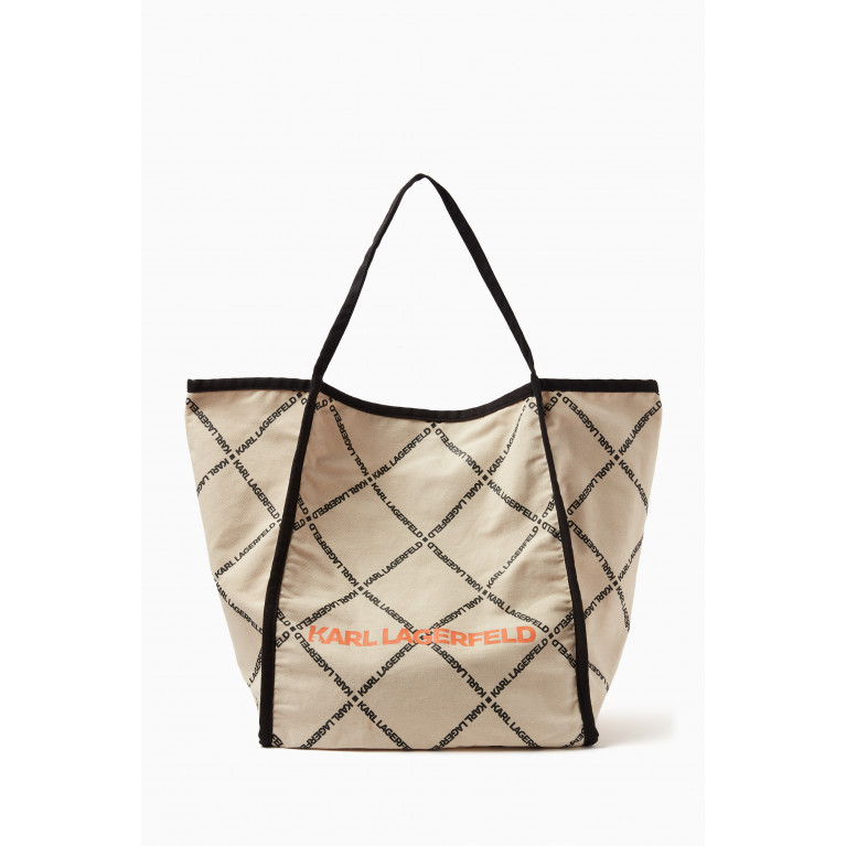 Karl Lagerfeld - K/Essential Logo Cross Tote Bag in Canvas