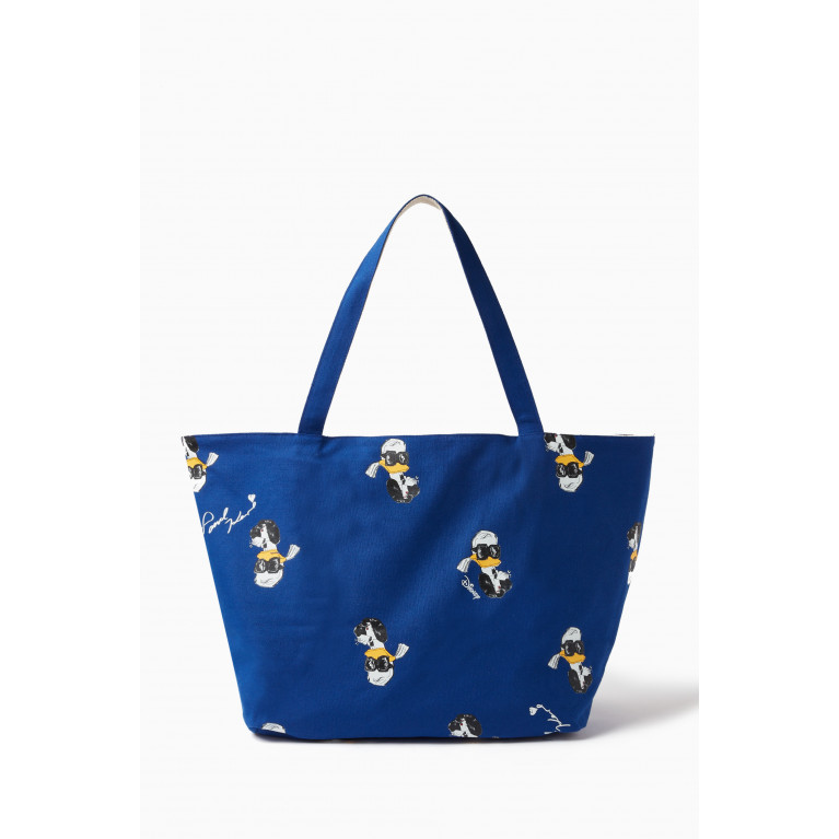 Karl Lagerfeld - x Disney Donald Duck Reversible Tote Bag in Recycled Canvas