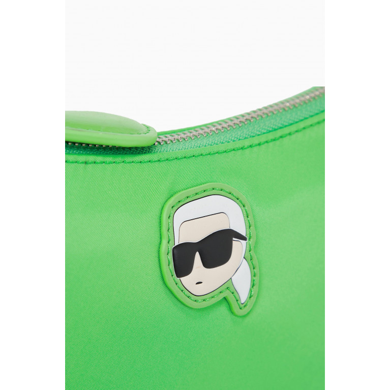 Karl Lagerfeld - K/Ikonik Logo Shoulder Bag in Recycled-nylon