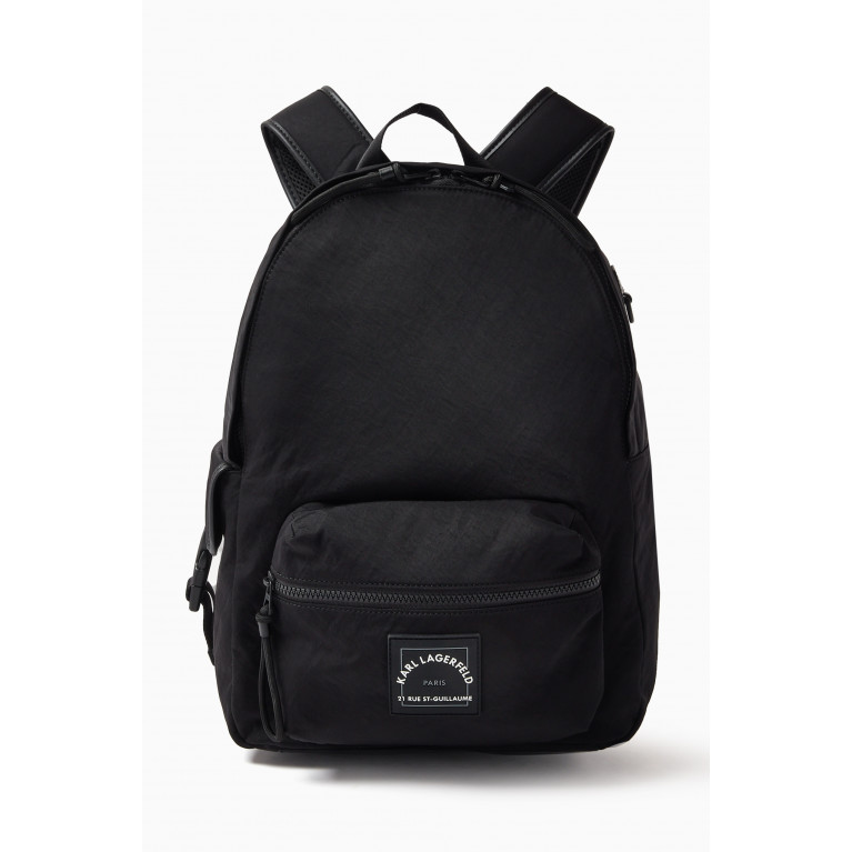 Karl Lagerfeld - K/RSG Logo Zip Backpack in Nylon