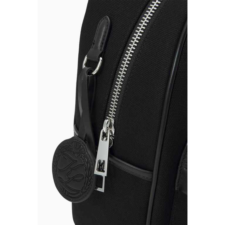 Karl Lagerfeld - Hotel Karl Backpack in Recycled Cotton-canvas