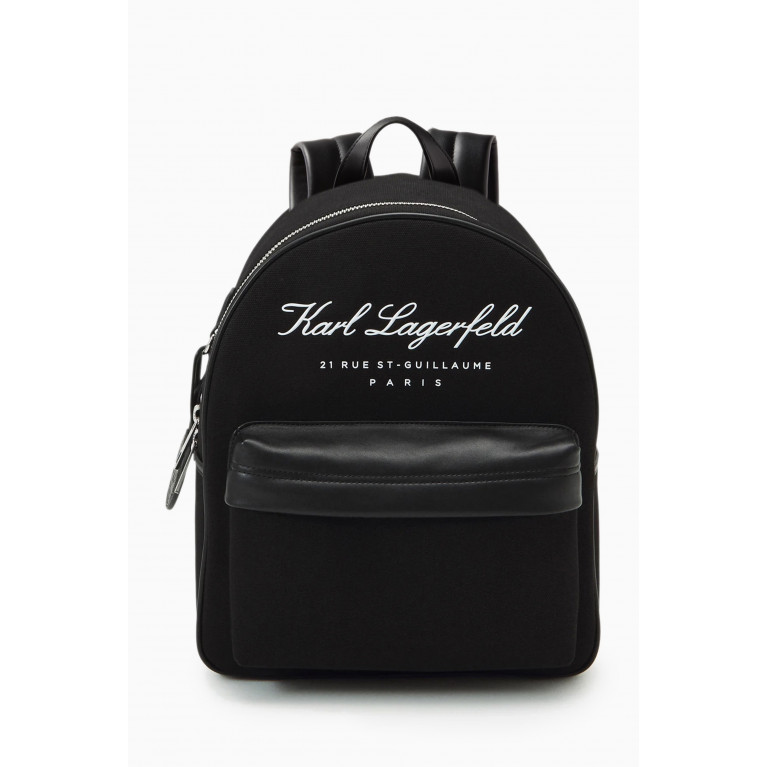 Karl Lagerfeld - Hotel Karl Backpack in Recycled Cotton-canvas