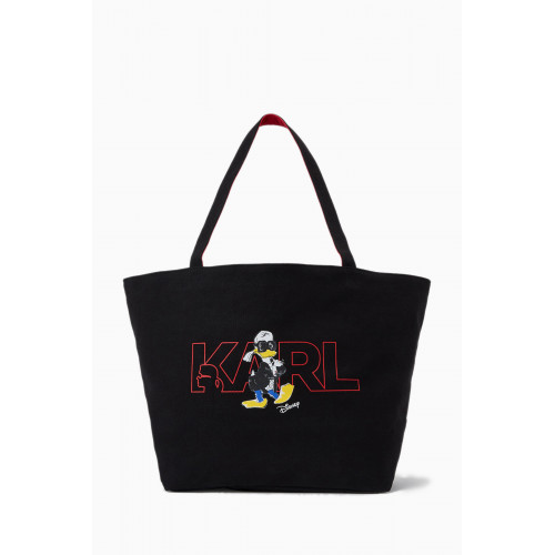 Karl Lagerfeld - x Disney Donald Duck Reversible Tote Bag in Canvas