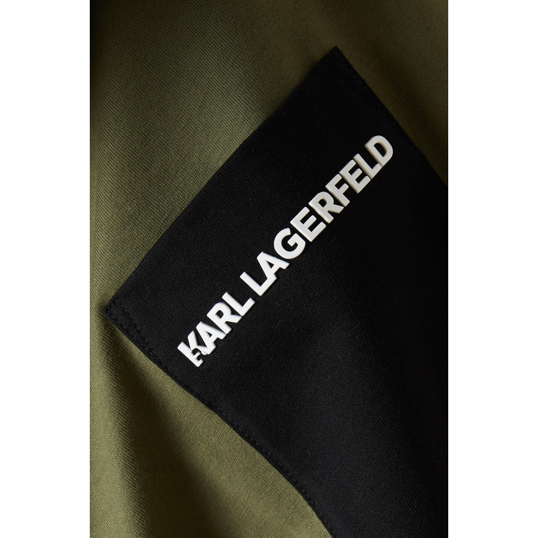 Karl Lagerfeld - Contrast Pocket T-shirt in Cotton Jersey