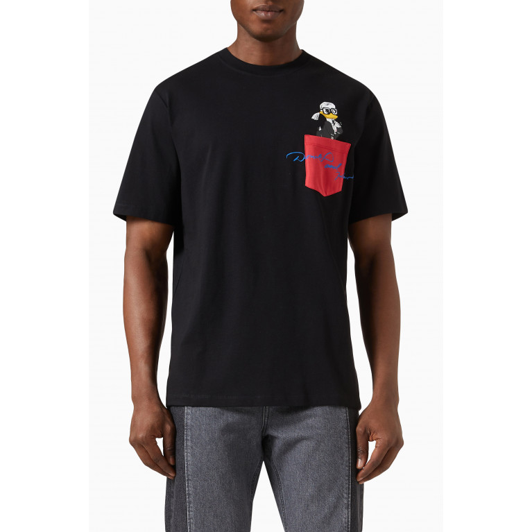 Karl Lagerfeld - Karl x Disney T-shirt Pocket T-shirt in Cotton Jersey