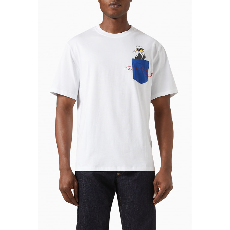 Karl Lagerfeld - Karl x Disney T-shirt Pocket T-shirt in Cotton Jersey