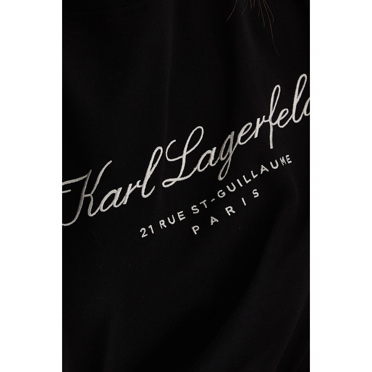 Karl Lagerfeld - Hotel Karl T-shirt in Jersey
