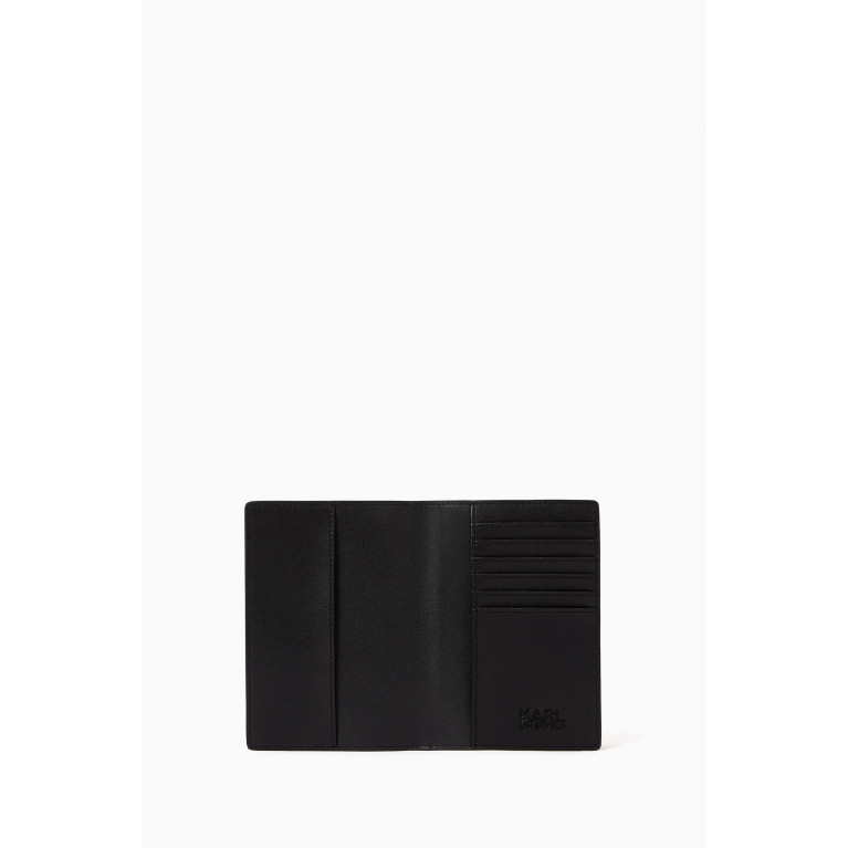 Karl Lagerfeld - K/Ikonik Passport Case in Leather