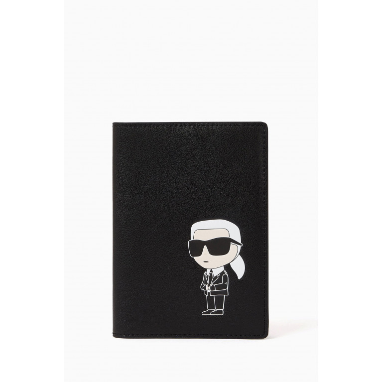 Karl Lagerfeld - K/Ikonik Passport Case in Leather