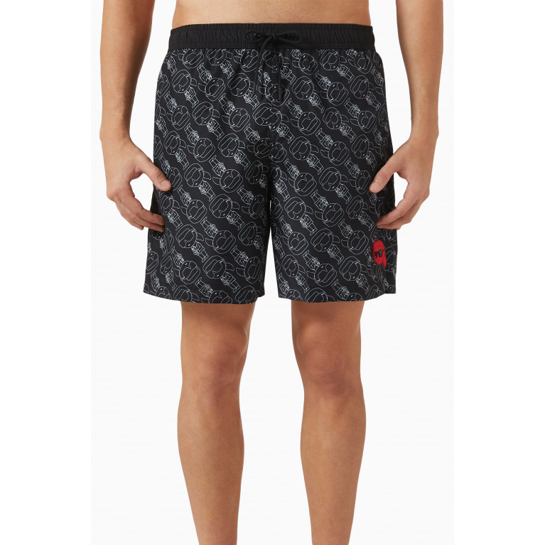 Karl Lagerfeld - Ikonik 2.0 Swim Shorts in Polyester