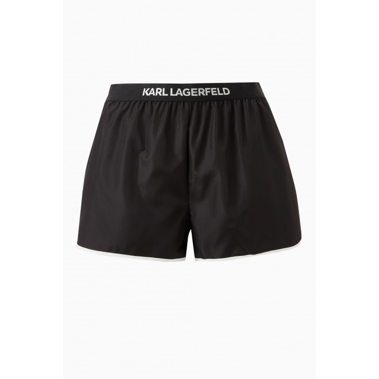 Karl Lagerfeld - Varsity Logo Shorts