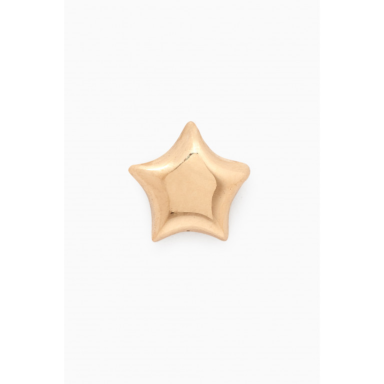 The Alkemistry - Chubby Star Single Stud in 18kt Yellow Gold
