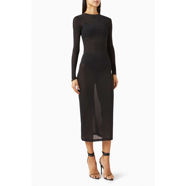 Courreges - Lingerie 2nd Skin Maxi Dress in Jersey