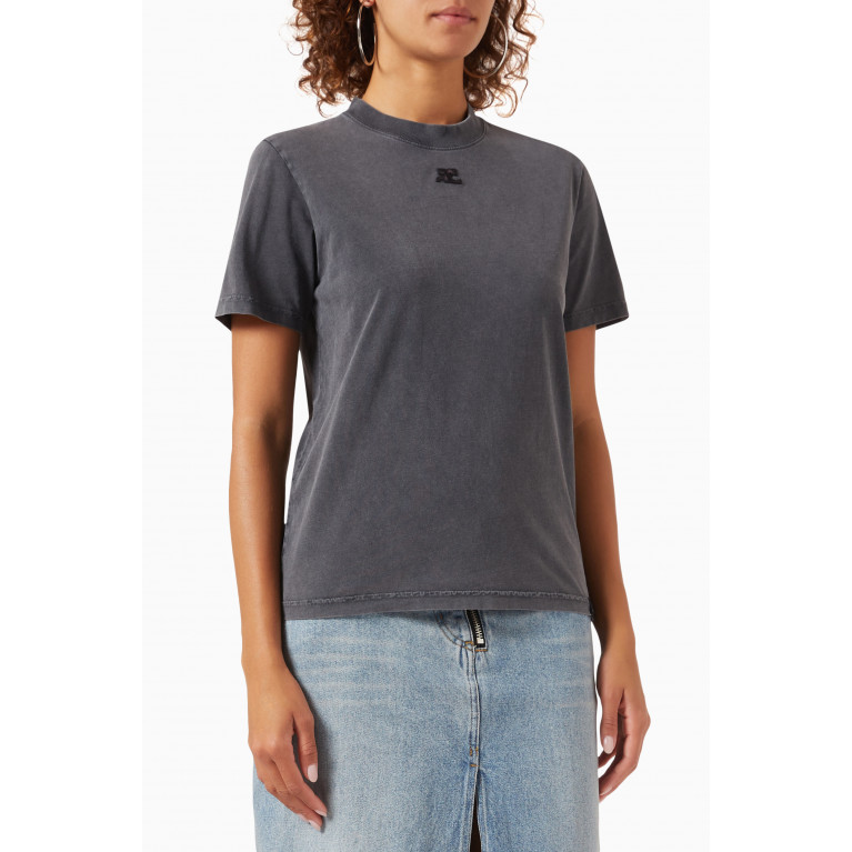 Courreges - Straight AC T-shirt in Cotton