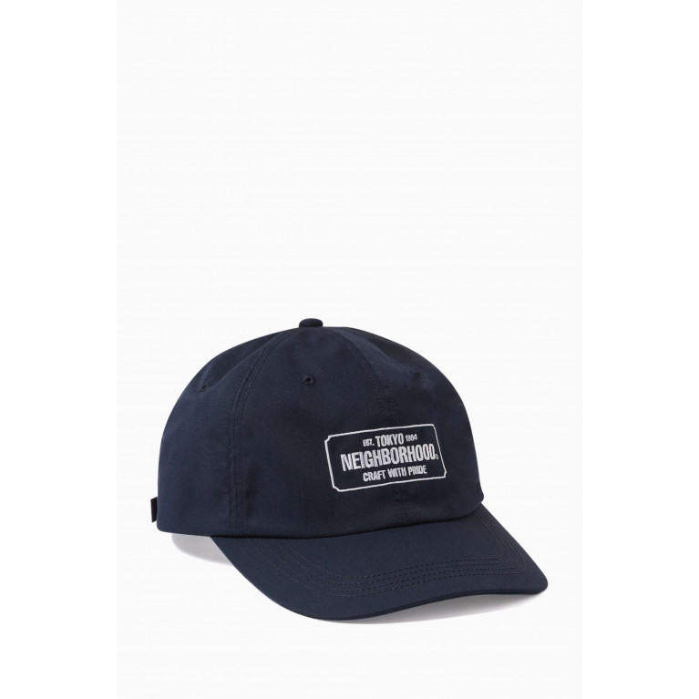 Neighborhood - Embroidered Dad Cap in Cotton Blue