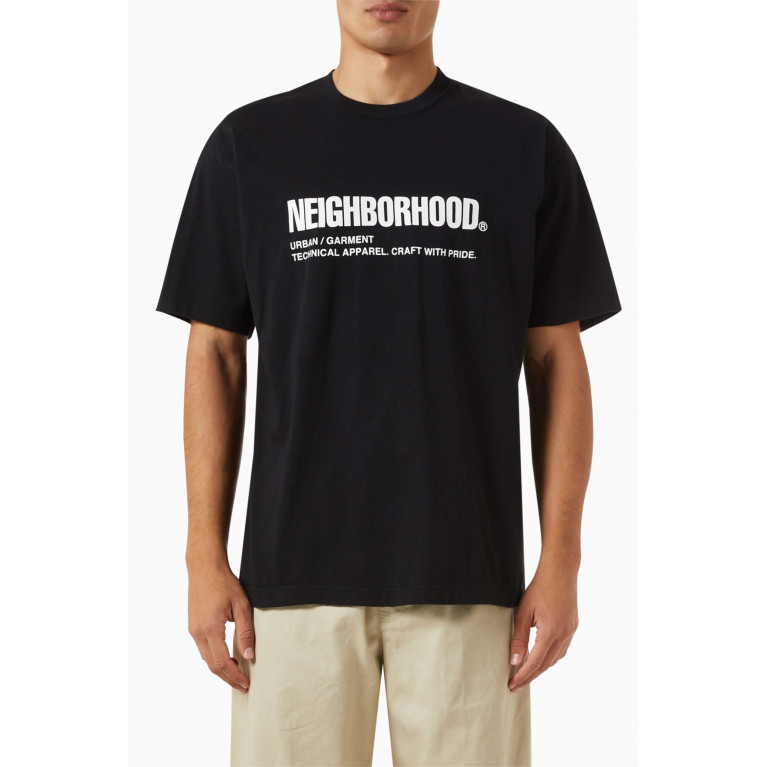 Neighborhood - NH T-shirt in Cotton Jersey Black