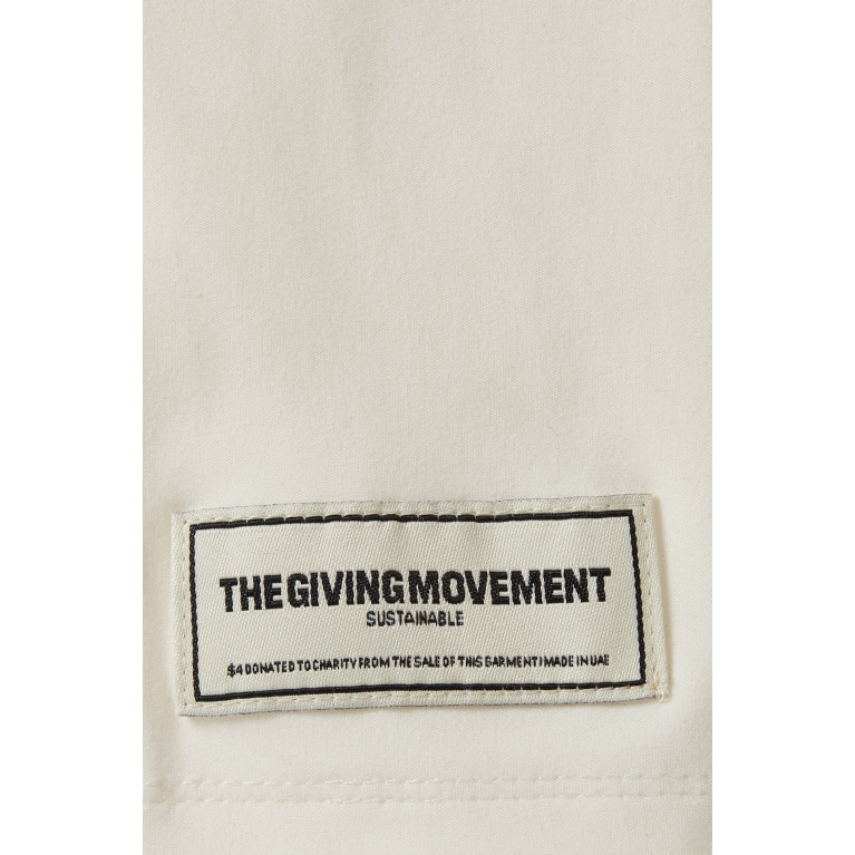 The Giving Movement - Logo Leggings in Recycled Softskin100© Neutral